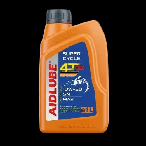 روغن موتور ایدلوب سوپر سیکلت AIDLUBE 10W50 SN- MA2 یک لیتری