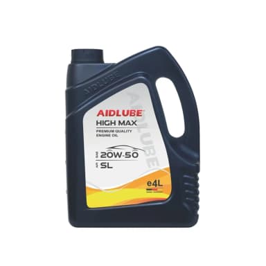 روغن موتور ایدلوب AIDLUBE 20W-50 API SL چهار لیتری 