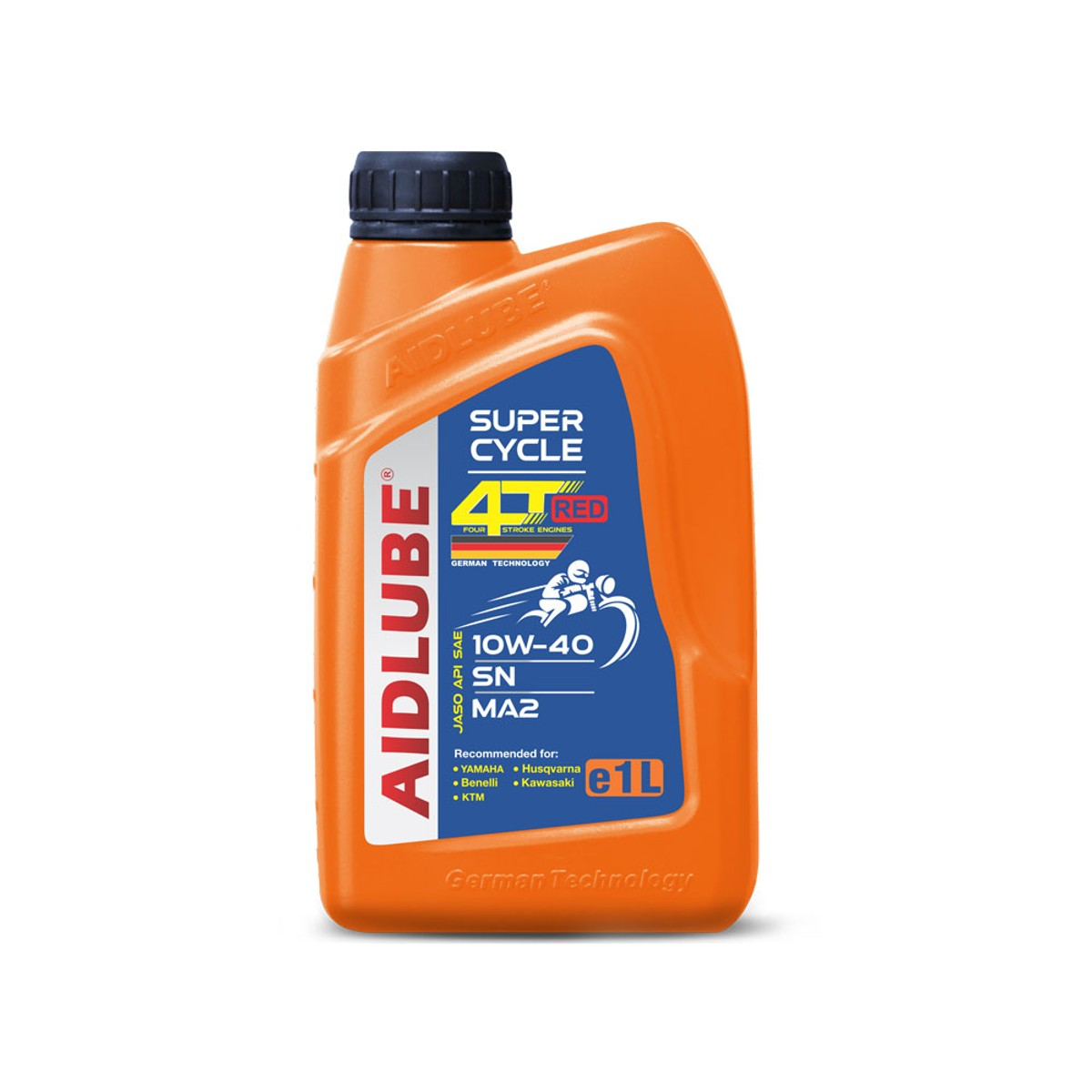 روغن موتورسیکلت ایدلوب AIDLUBE 10W-40 API SN Super Cycle