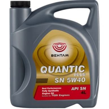 روغن موتور بهتام کوانتیک پلاس 5W-40 چهار لیتری API SN
