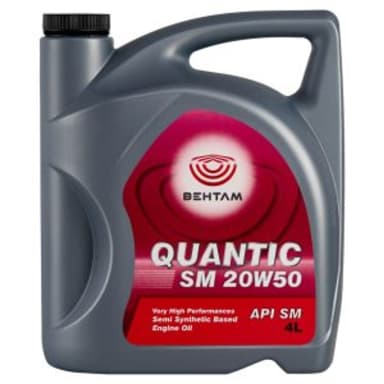 روغن موتور بهتام کوانتیک 20W-50 چهار لیتری API SM