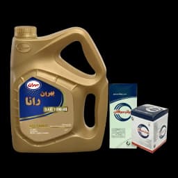 پک روغن بهران رانا 10w40SM + فیلتر هوا و روغن سرکان
