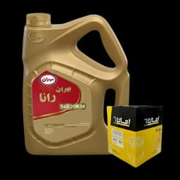 پک روغن بهران رانا 20w50SM + فیلتر روغن امان