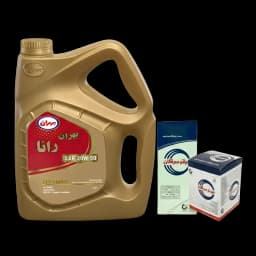 پک روغن بهران رانا 20w50SM + فیلتر هوا و روغن سرکان
