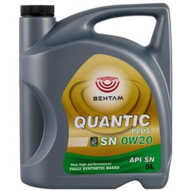 روغن موتور بهتام کوانتیک پلاس 0W-20 پنج لیتری API SN