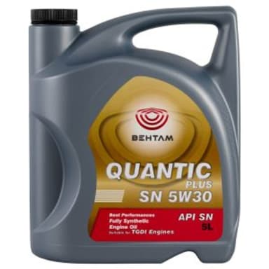 روغن موتور بهتام کوانتیک پلاس 5W-30 پنج لیتری API SN