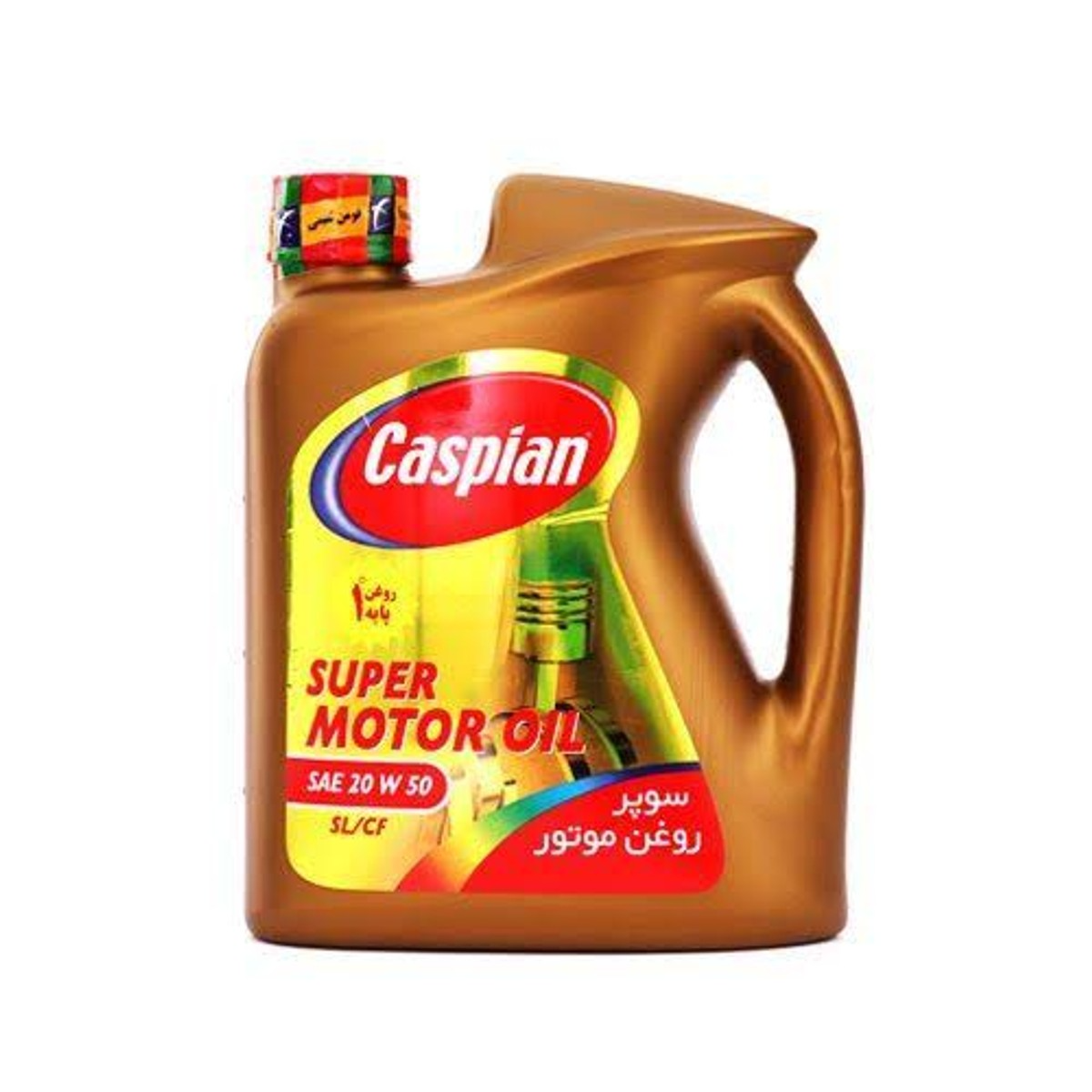 روغن موتور کاسپین سوپر 20W-50 چهار لیتری API SL