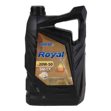 روغن موتور ایرانول رویال 20W-50 چهار لیتری API SM