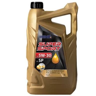 روغن موتور ایرانول سوپر اسپرت 5W-30 پنج لیتری API SP