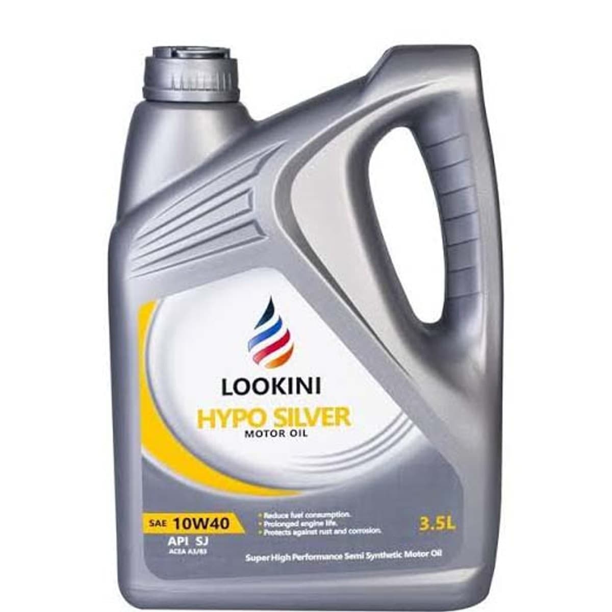 روغن موتور لوکینی LOOKINI هایپو سیلور Hypo Silver 10W-40 چهار لیتری API SJ