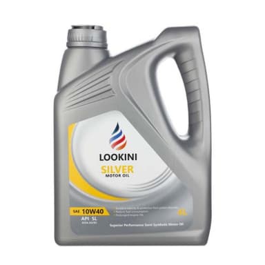 روغن موتور لوکینی LOOKINI سیلور Silver 10W-40 چهار لیتری API SL