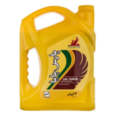 روغن موتور نفت پارس پایا 20W-50 چهار لیتری API SJ