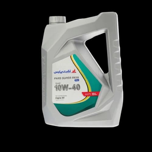 روغن موتور نفت پارس سوپر پایا پلاس 10W-40 چهار لیتری API SL