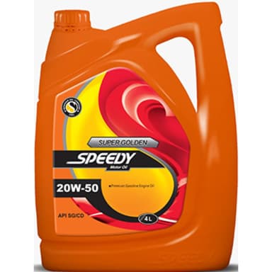 روغن موتور اسپیدی سوپر گلدن اسپیدی 20W-50 چهار لیتری API SG