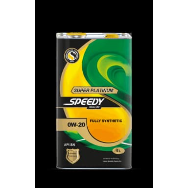 روغن موتور اسپیدی سوپر پلاتینیوم 0W-20 پنج لیتری API SN