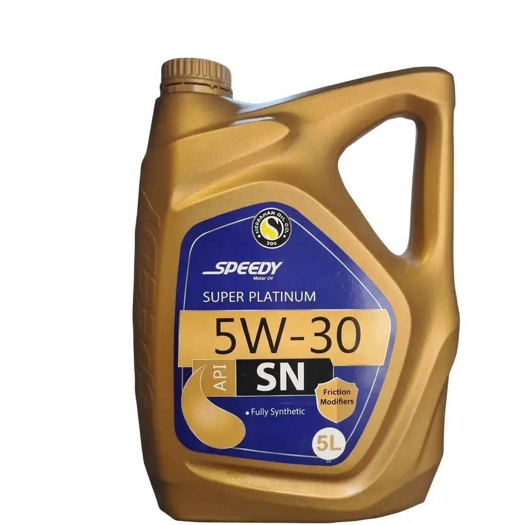 روغن موتور اسپیدی سوپر پلاتینیوم 5W-30 پنج لیتری API SN
