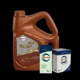 پک کامل بهران سوپر رانا 5 لیتری 5w40SN + فیلتر هوا و روغن سرکان