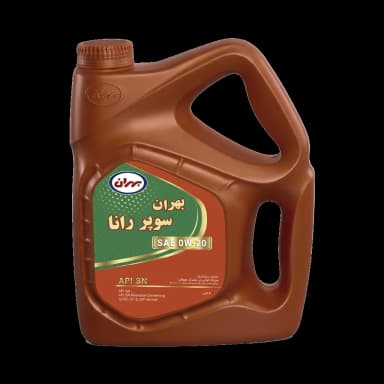 روغن موتور بهران سوپر رانا پلاس 0W-20 SN پنج لیتری