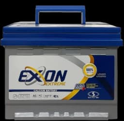 باتری ماشین صبا اِکسون 60 آمپر پایه بلند موافق