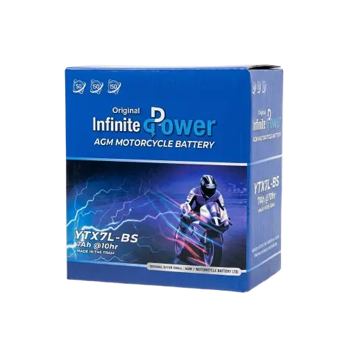 باتری موتور سیکلت اینفینیت پاور 7 آمپر بلند