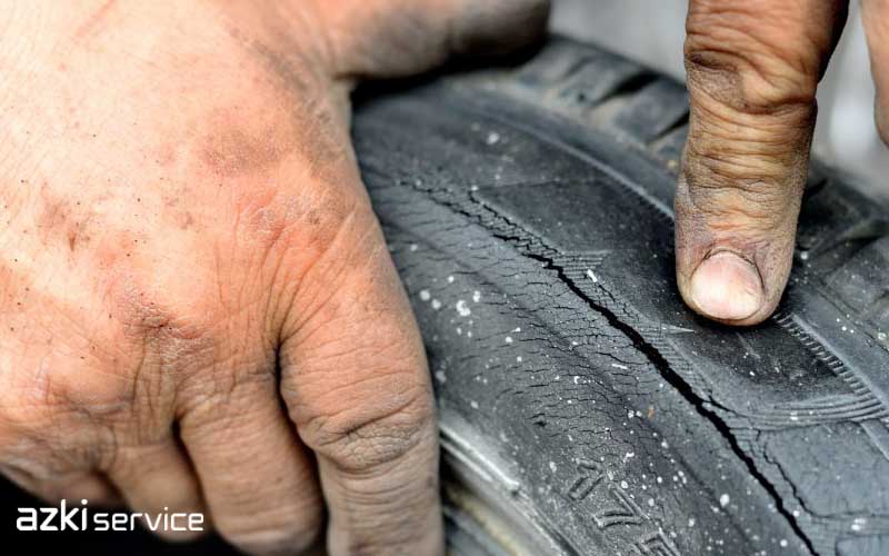 از کجا بفهمیم لاستیک پنچر شده