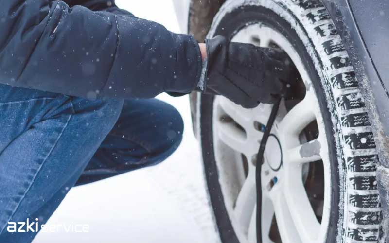 کم شدن باد لاستیک خودرو