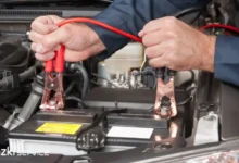 خوابیدن باتری ماشین