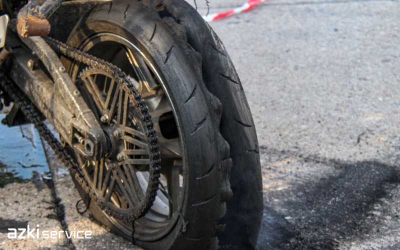نکات مهم برای پیشگیری از ترکیدن لاستیک موتور