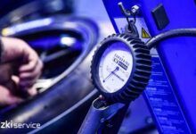 تنظیم باد لاستیک موتور 