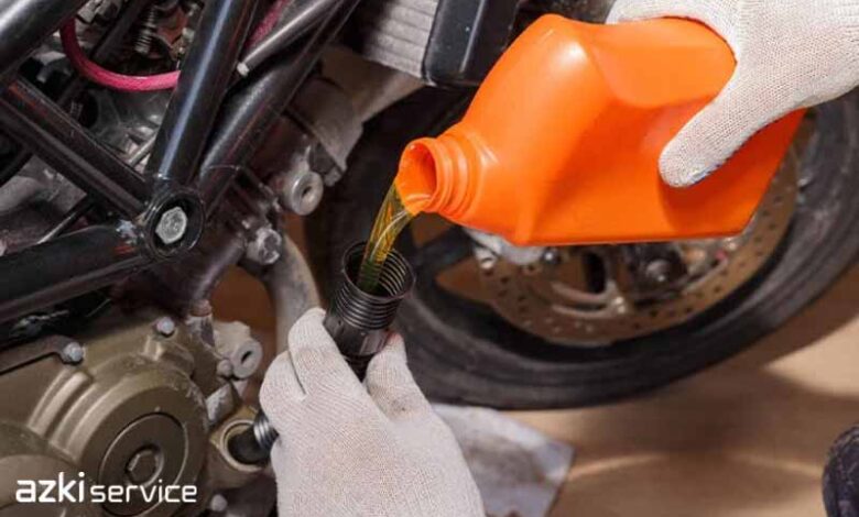 روغن سوزی موتور سیکلت