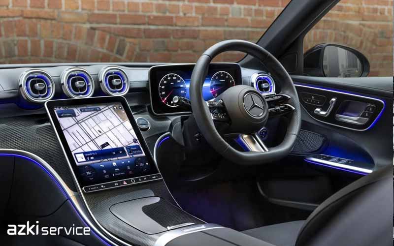 طراحی داخلی بنز c200 ؛ ترکیب خاصی از سادگی و اصالت