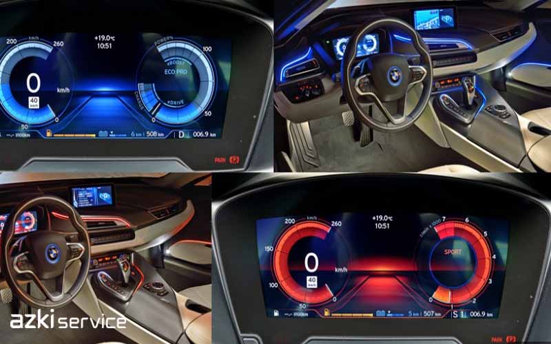 بررسی تجهیزات و آپشن‌های بی‌ام‌و i8