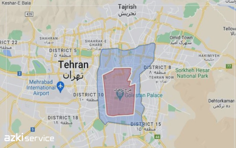 تسهیلات ساکنان محدوده طرح ترافیک