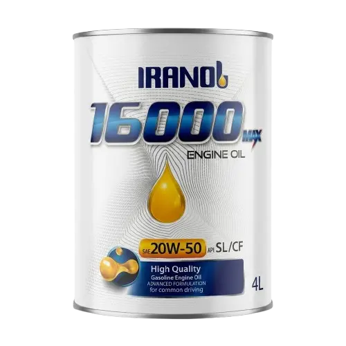 روغن موتور ایرانول MAX 16000 - 20W50 چهار لیتری